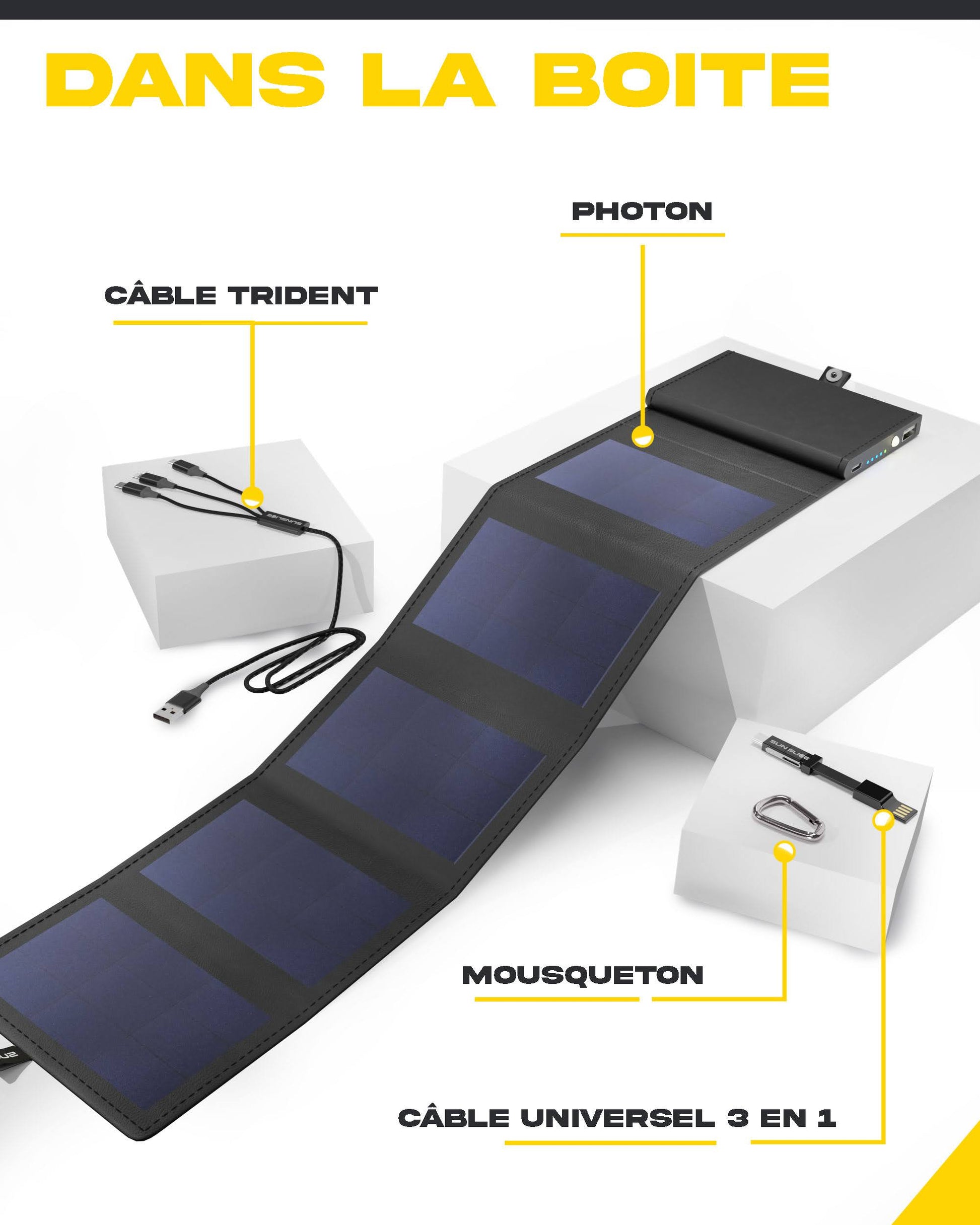 Photon - Le plus petit chargeur solaire portable au monde