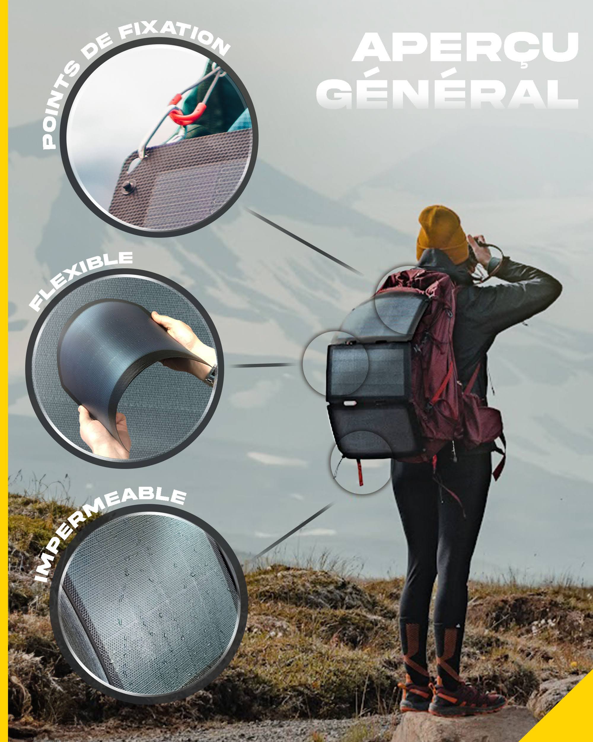 Fusion FLEX 18 Watts - Panneau Solaire Portable