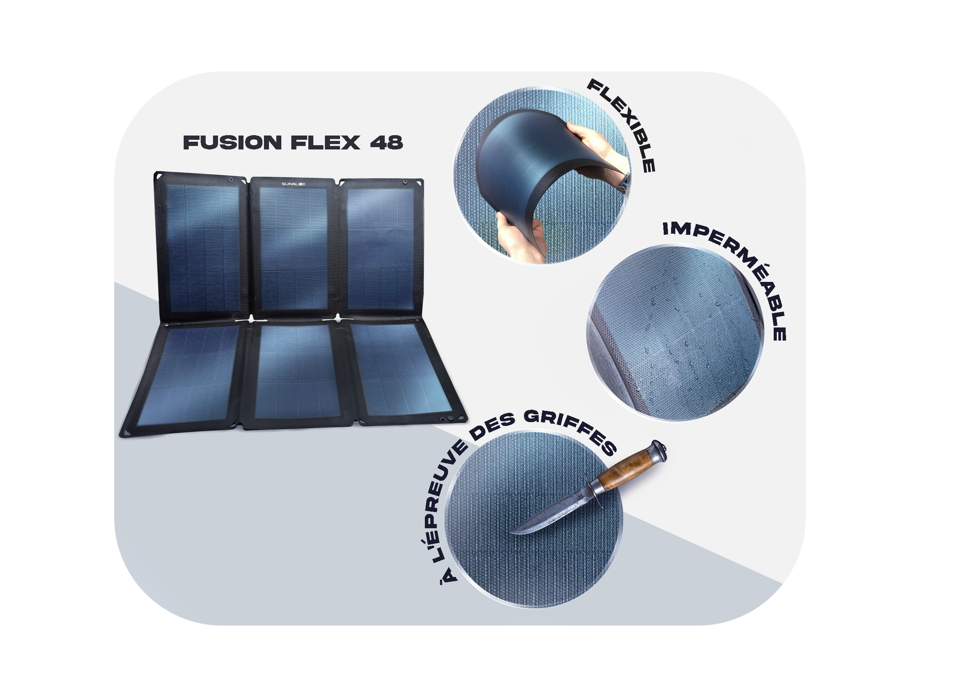 Fusion FLEX 48 Watts - Panneau Solaire Portable