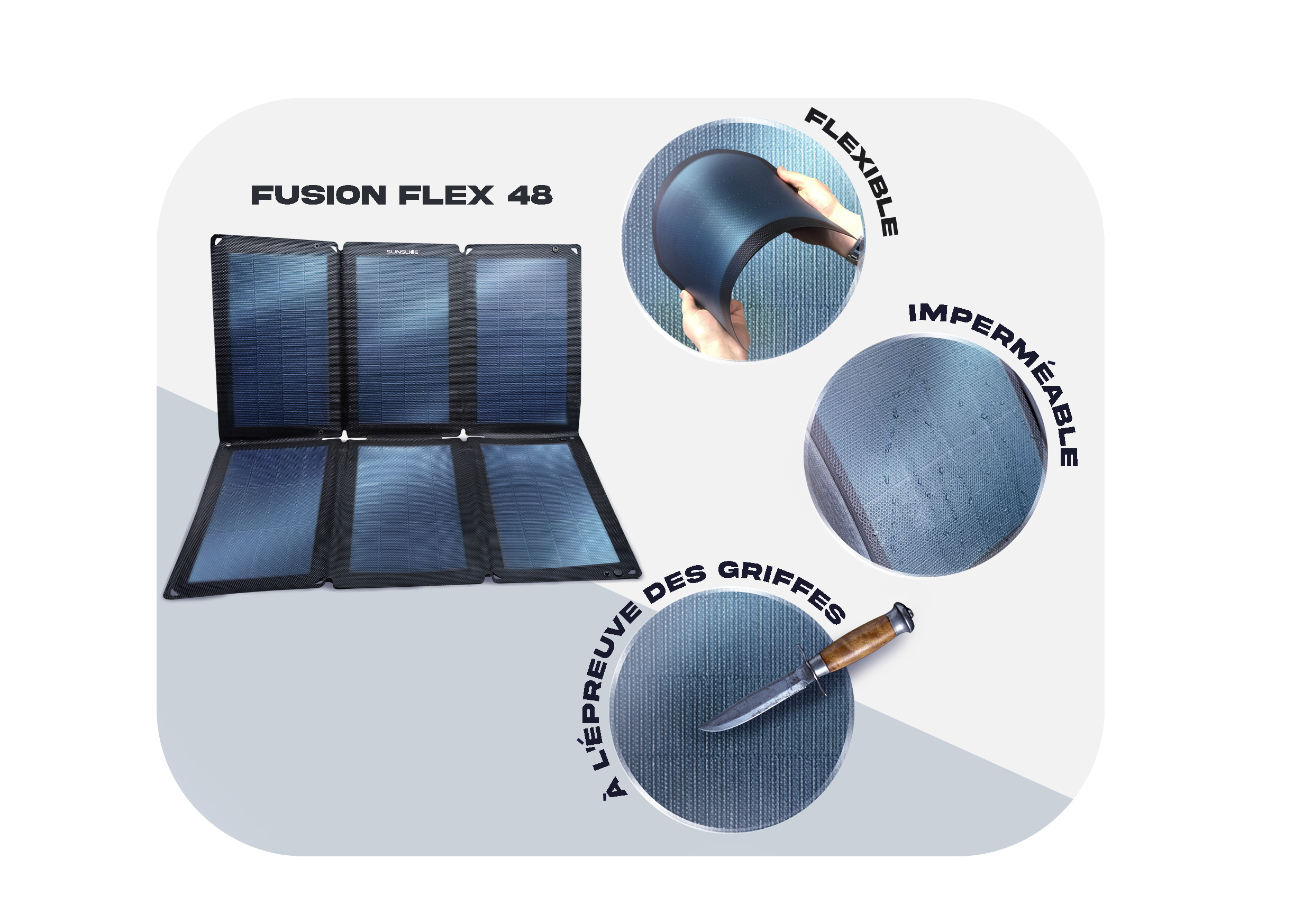 Fusion FLEX 48 Watts - Panneau Solaire Portable