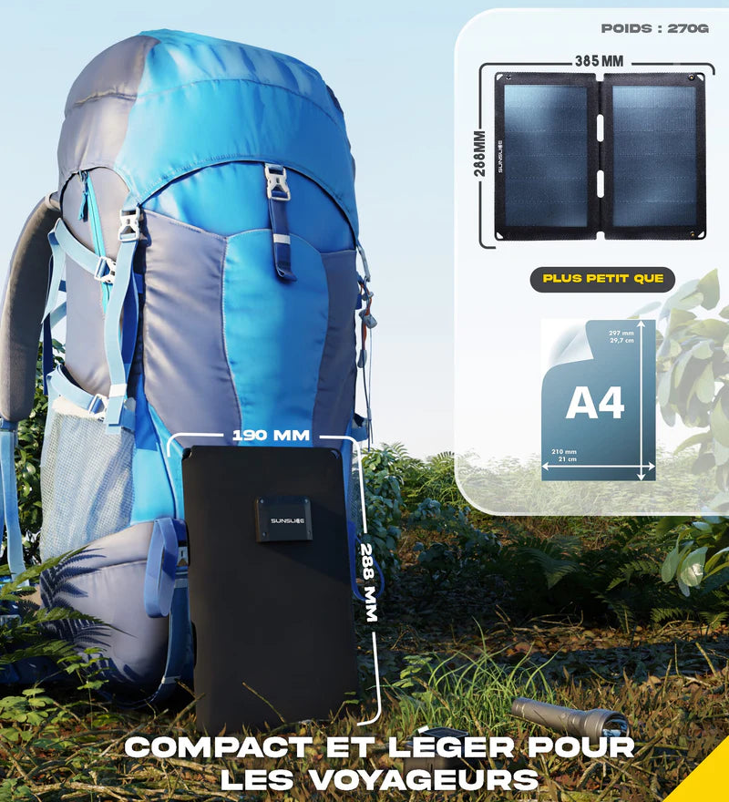 Fusion FLEX 12 Watts - Panneau Solaire Portable