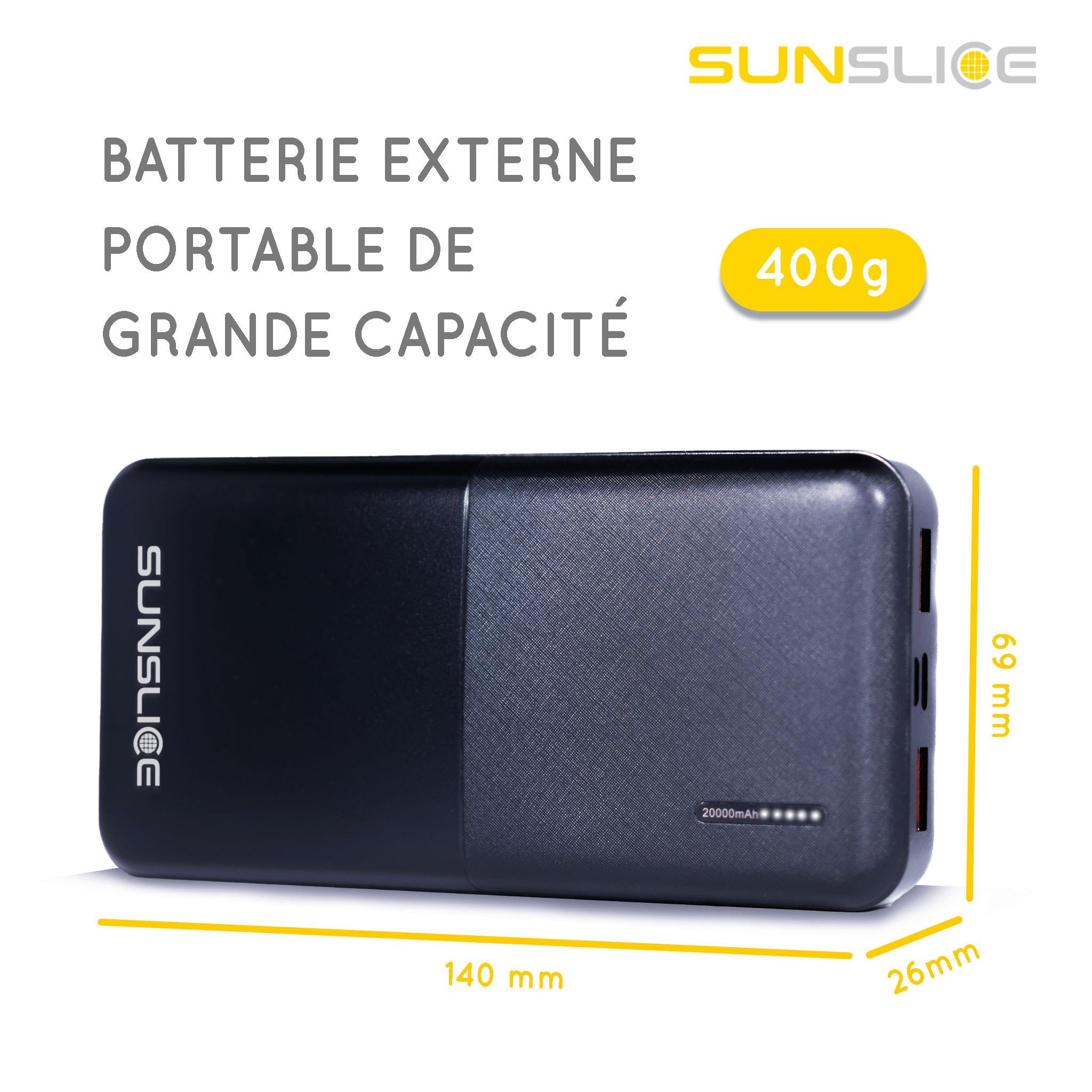 Gravity 20'000 mAh - Batterie Externe Puissante