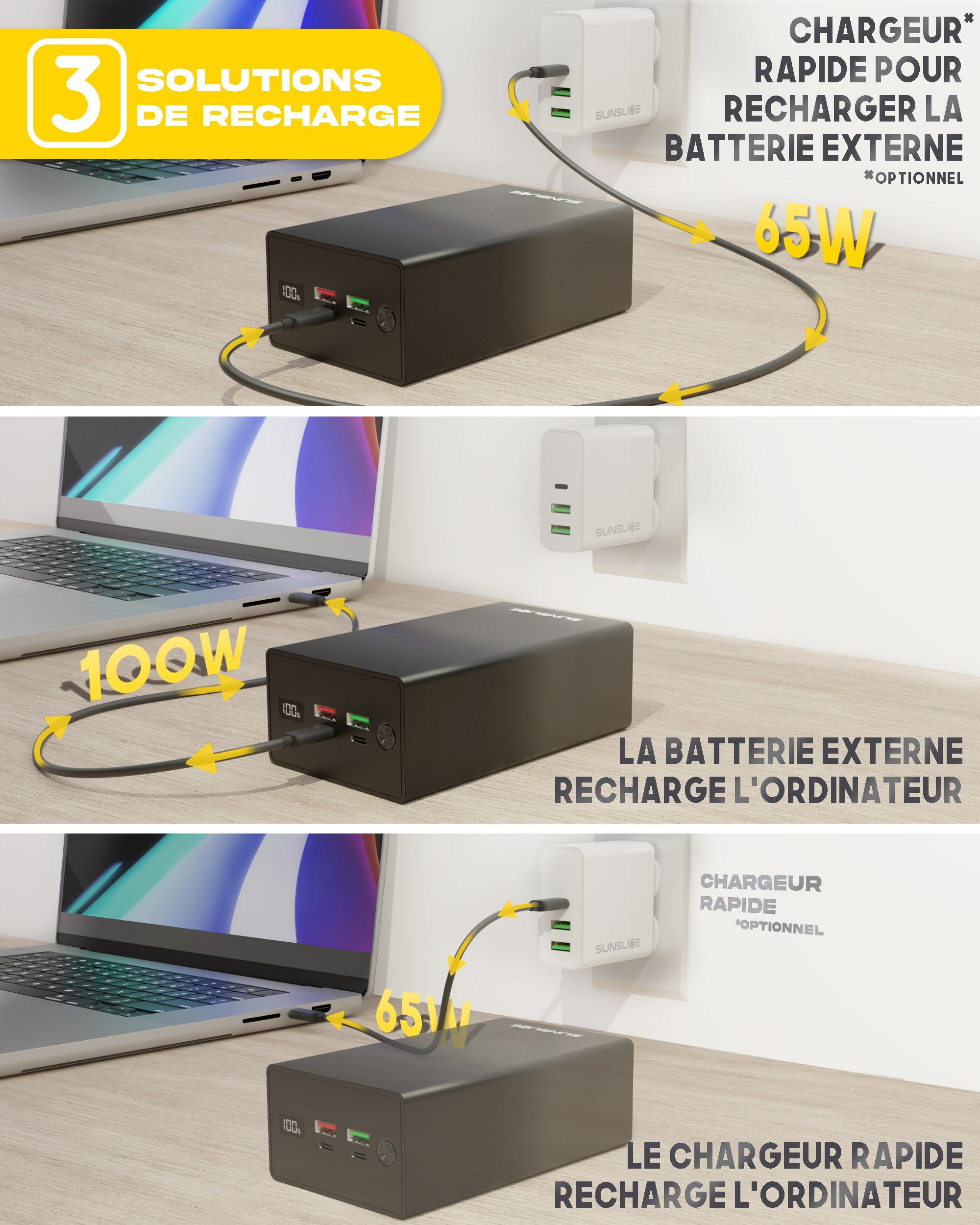 Gravity 40'000 mAh - Powerbank pour ordinateur portable