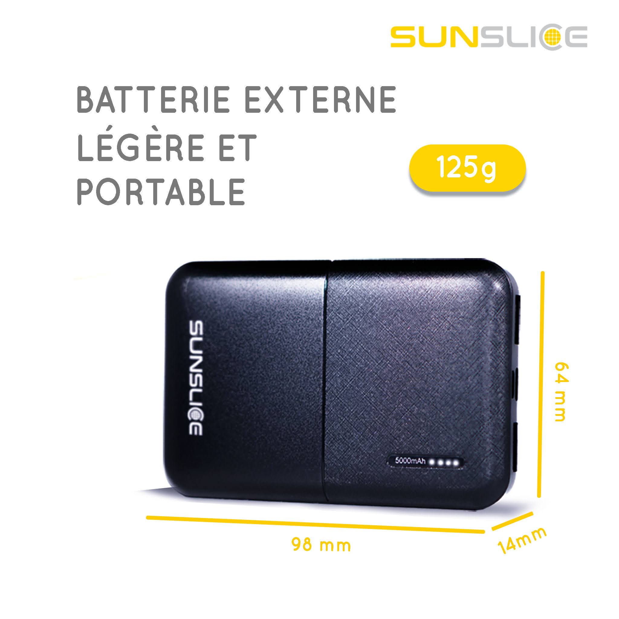 Gravity 5'000 mAh - Batterie Externe Légère