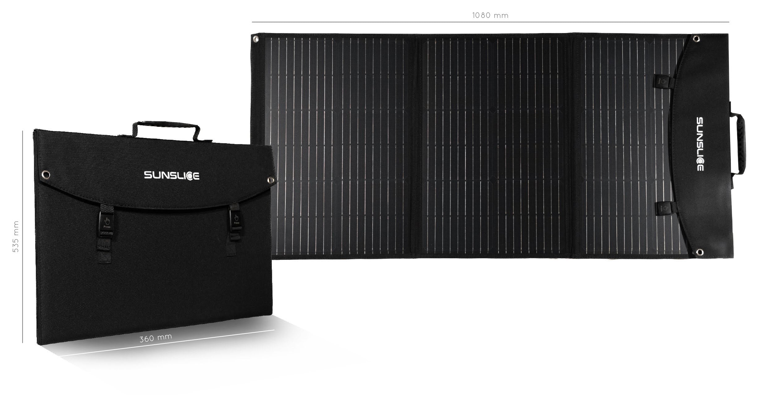 Fusion 100 Watts - Panneau solaire pliable portable et pliable