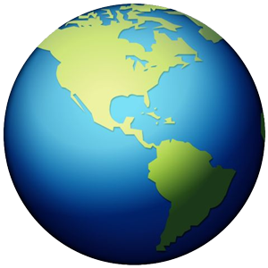 Earth emoji