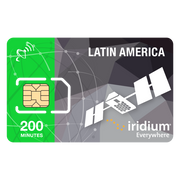 Carte Iridium prépayée Amérique Latine