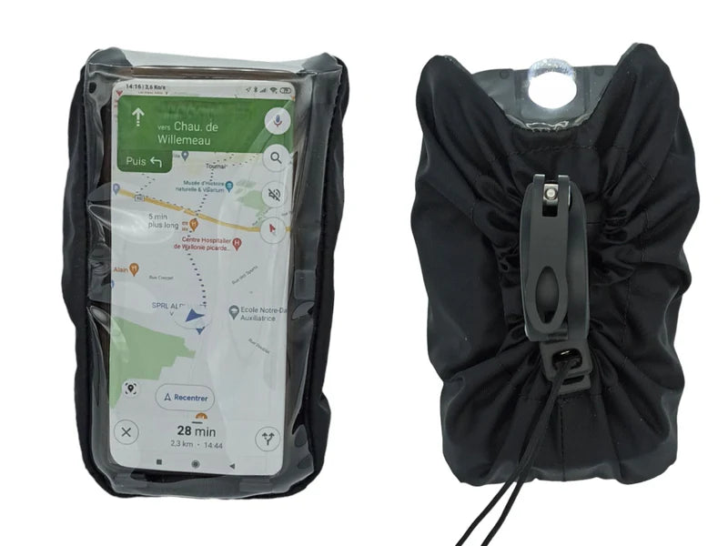 Housse de pluie imperméable pour support de téléphone de vélo