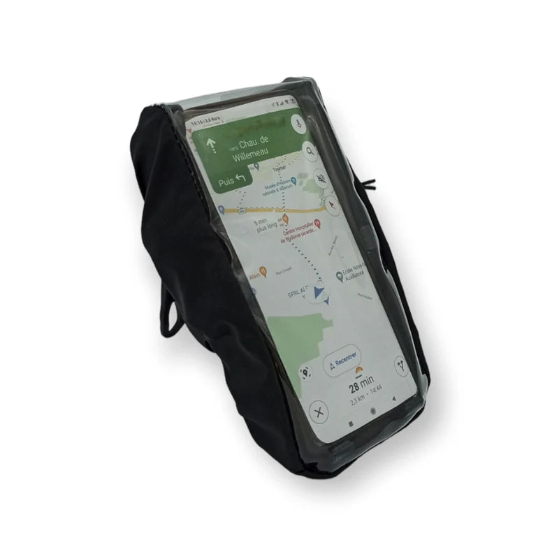 Housse de pluie imperméable pour support de téléphone de vélo